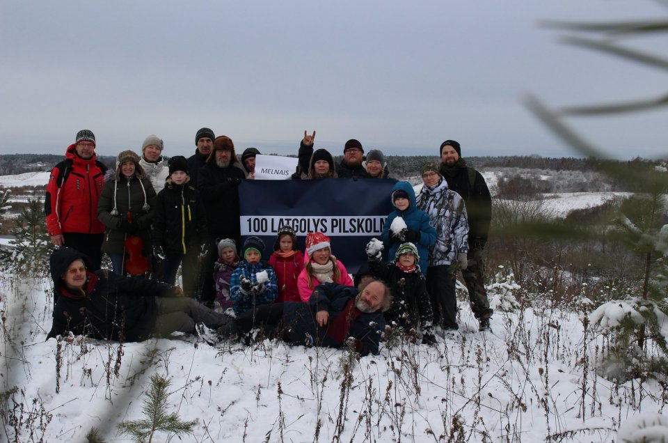 100 Latgales pilskalni. Melnais pilskalns